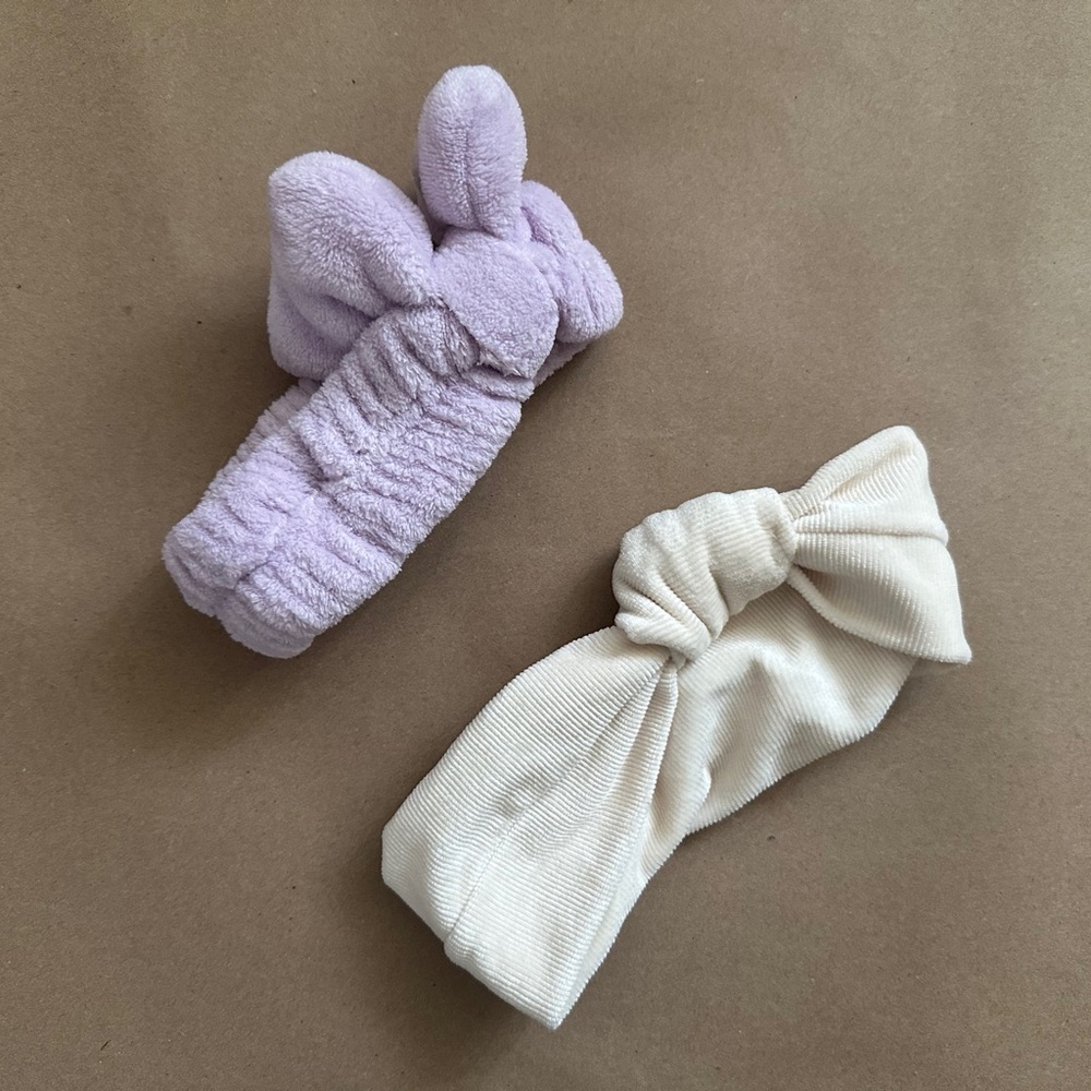 NO BRAND 2pc Girls Headband Set Skincare ONE SIZE (GIRL'S) Lot - Picture 2 of 2